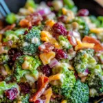 Broccoli Salad with Turkey Bacon Recipe