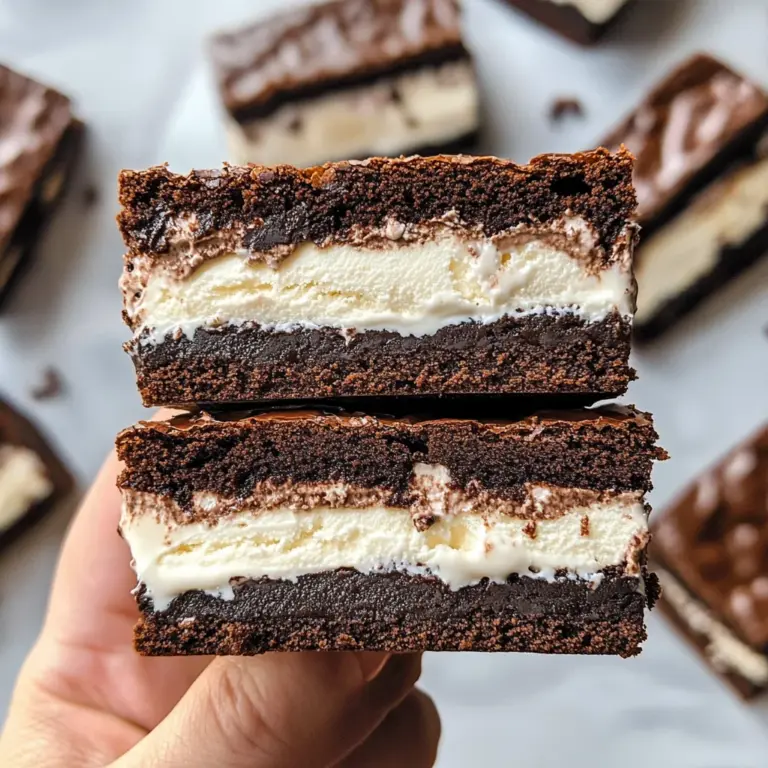 Brownie Ice Cream Sandwiches