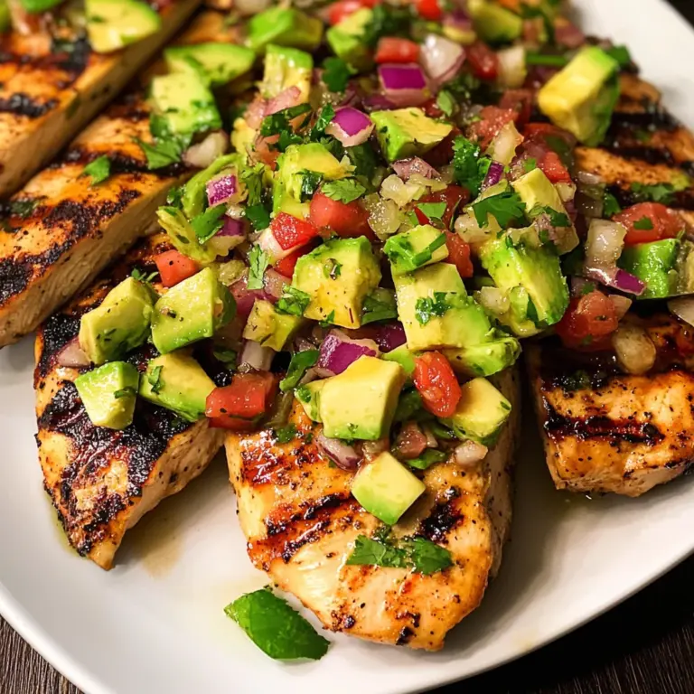 Cilantro-Lime Chicken with Avocado Salsa