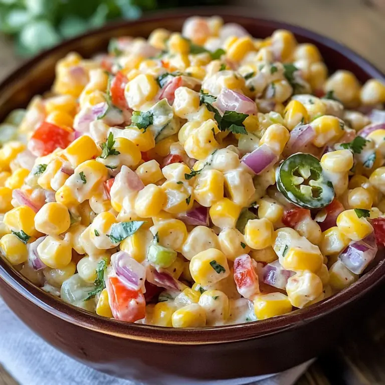Creamy Corn Salad Recipe