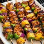 Hawaiian Chicken Kebabs