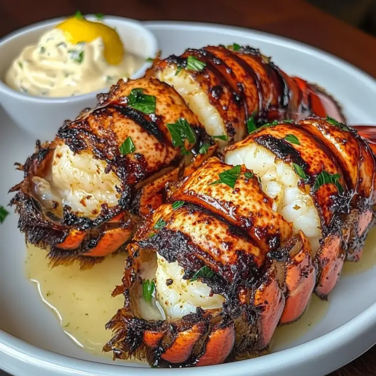 Honey Garlic Butter Lobster Tails