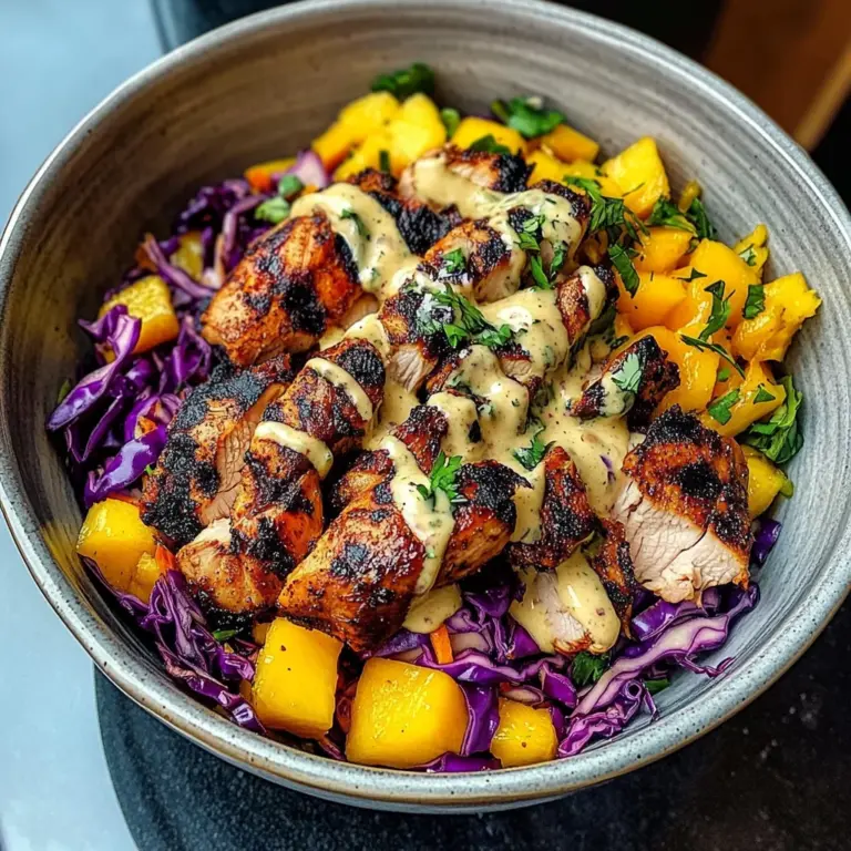Jerk Chicken & Mango Slaw Bowls