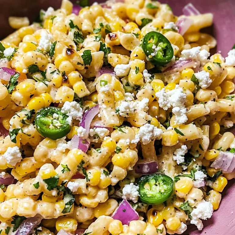 Mexican Street Corn Pasta Salad Recipe