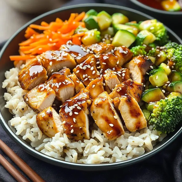 Teriyaki Grilled Chicken and Veggie Rice Bowls