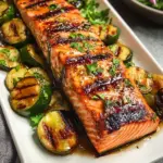 5 Ingredient Marinated Grilled Salmon