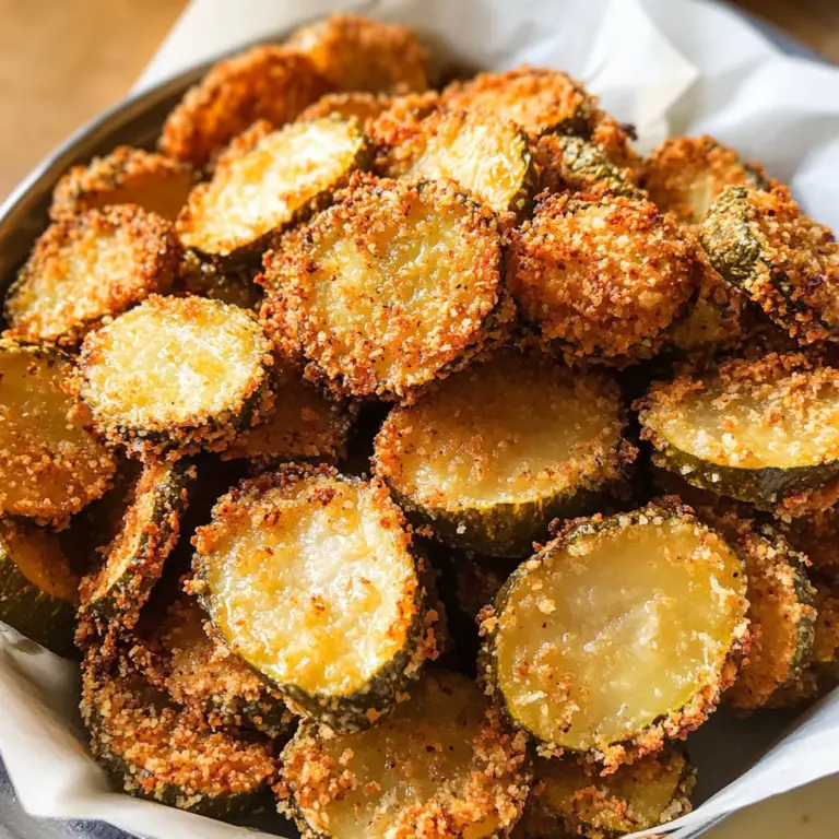 Air Fryer Keto Fried Pickles Recipe (4 Net Carbs!)