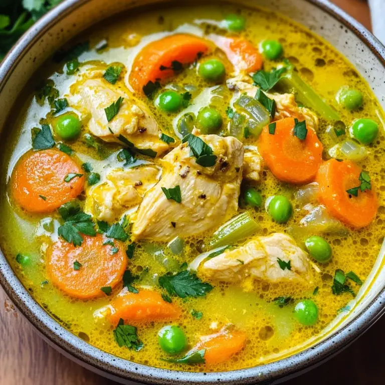 Anti Inflammatory Turmeric Chicken Soup
