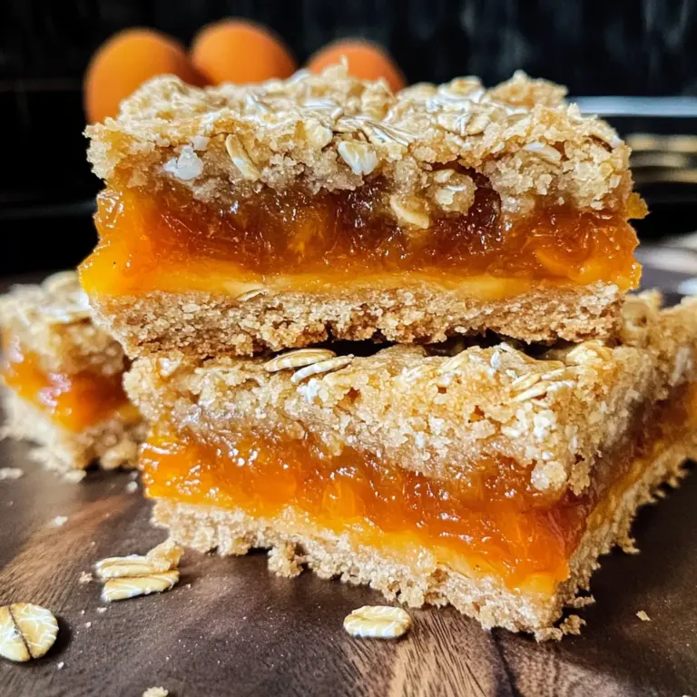 Apricot Oatmeal Bars