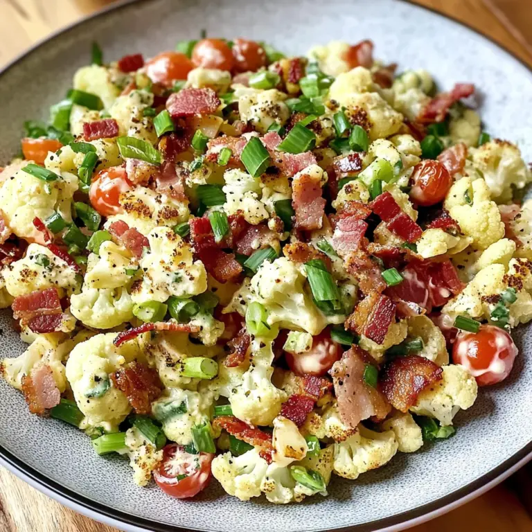 BLT Cauliflower Salad