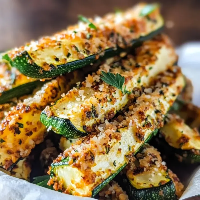 Baked Parmesan Zucchini Fries