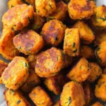 Baked Sweet Potato Zucchini Tots