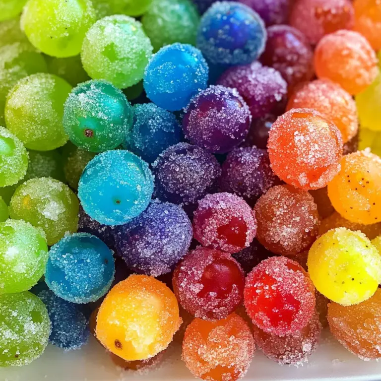 Candy Grapes Recipe (Jello Grapes)
