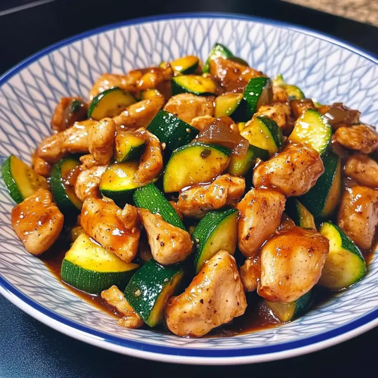 Chicken Zucchini Stir Fry