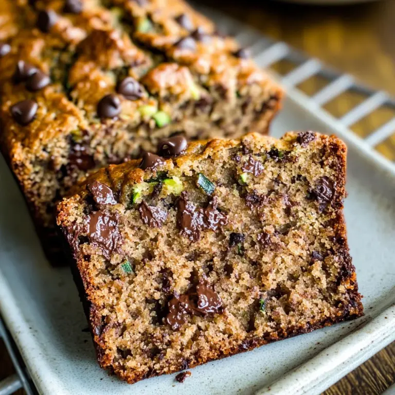 Chocolate Chip Zucchini Bread