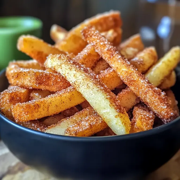 Crispy Air Fryer Apple Fries