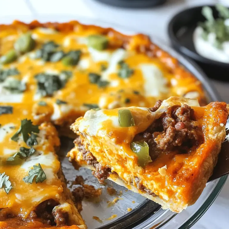 Crustless Taco Pie (Keto Taco Pie + Low Carb, Gluten Free)