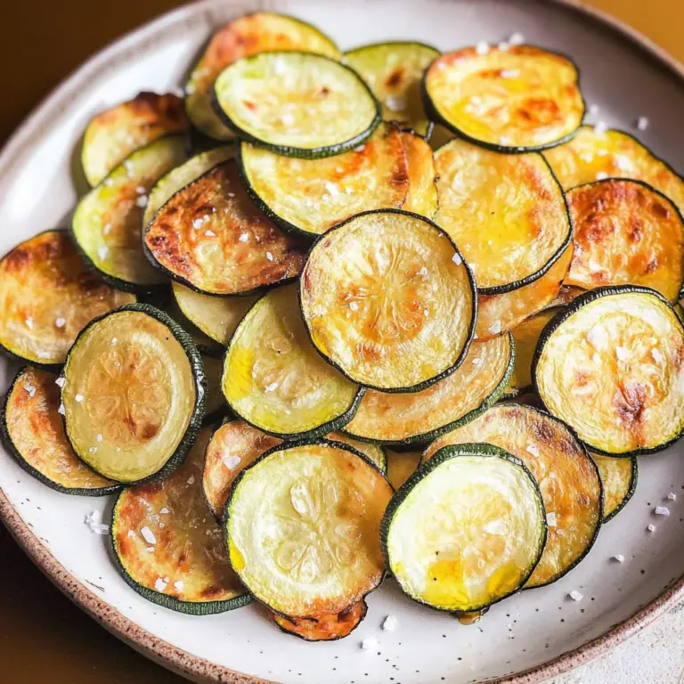 Easy Oven-Baked Zucchini Chips