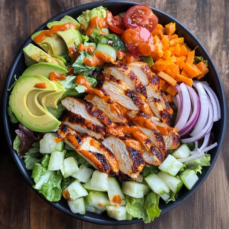 Grilled Buffalo Chicken Salad