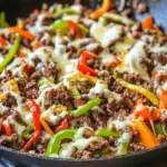 Ground Beef Philly Cheesesteak Recipe (Keto)