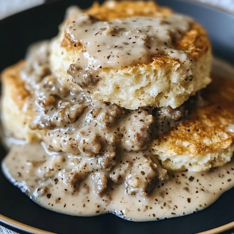 Keto Biscuits and Gravy