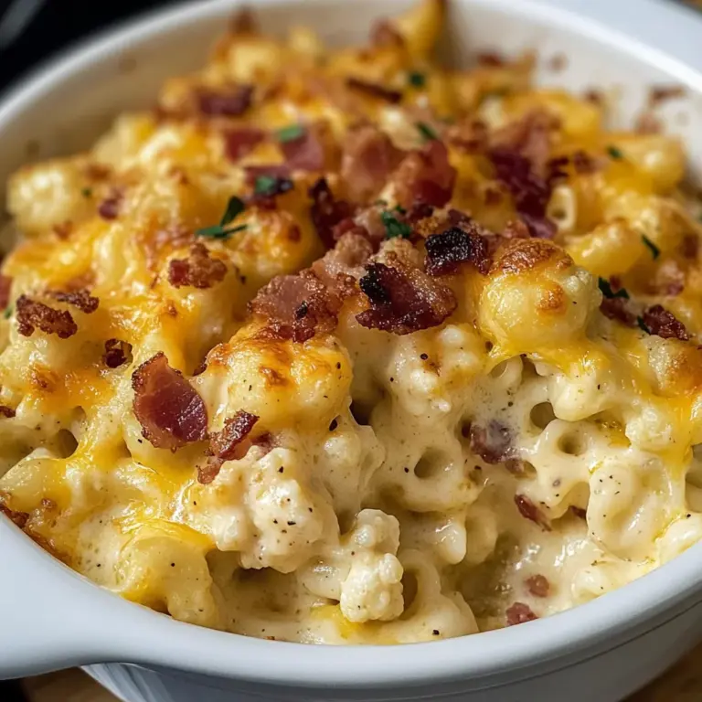 Keto Cauliflower Mac and Cheese