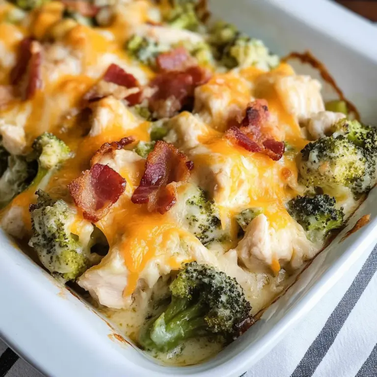 Keto Chicken Bacon Ranch Casserole