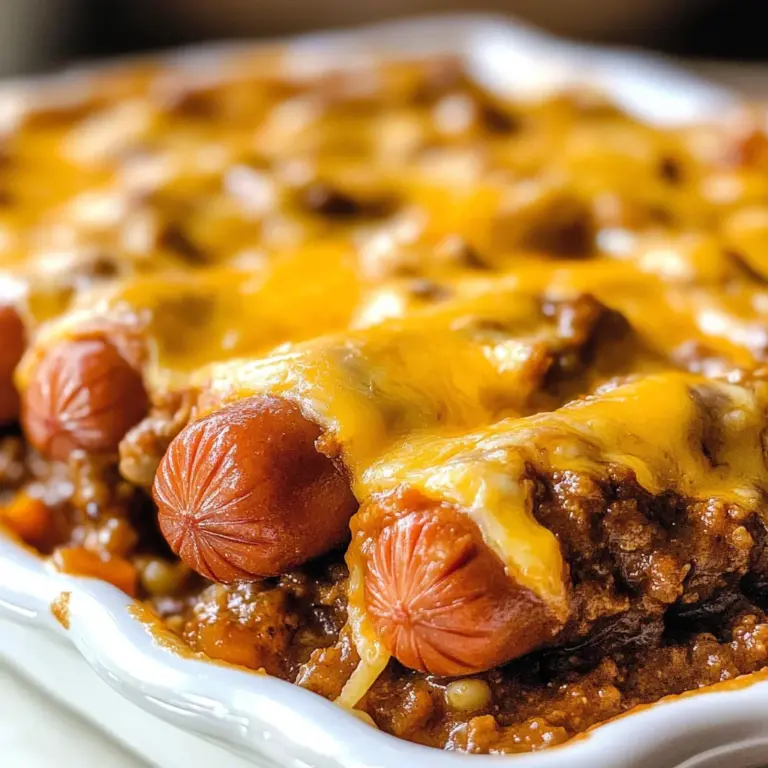 Keto Chili Dog Casserole Recipe
