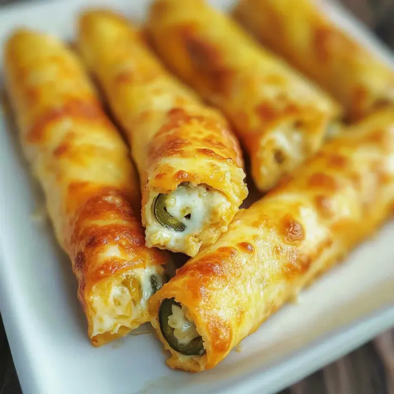 Keto Jalapeño Popper Taquitos