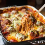 Keto Meatball Casserole