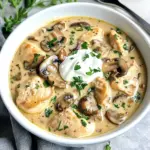 (Low-Carb) Chicken Mushroom Soup recipe