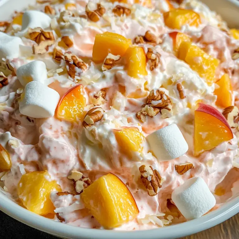 Millionaire Peach Salad Recipe