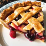 Mini Shortbread Pie with Berry & Apple Filling