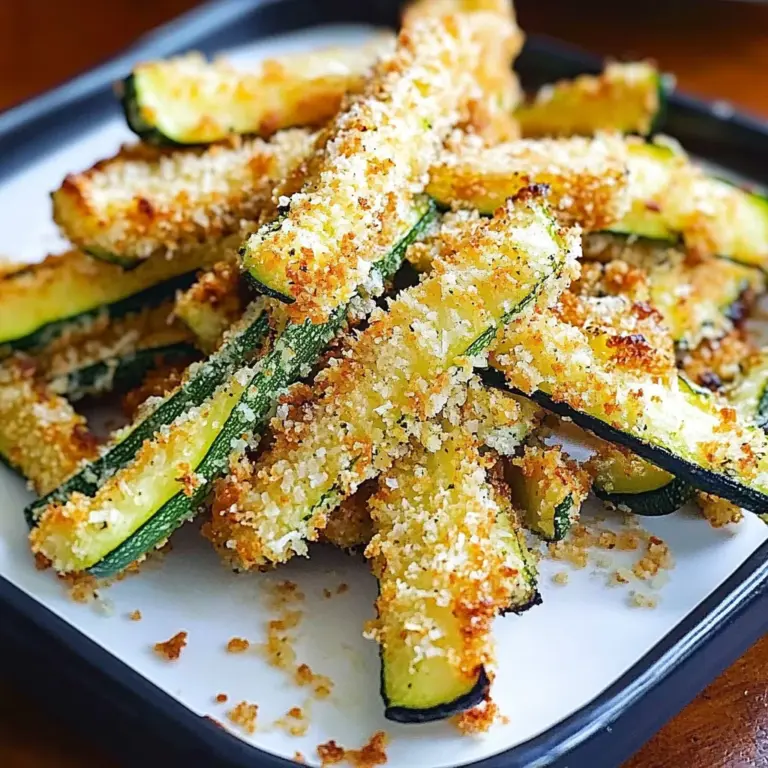 Parmesan Zucchini Fries
