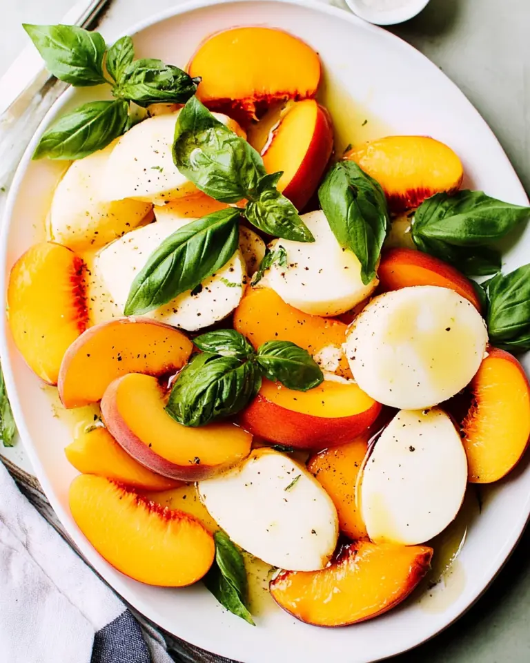 Peach Caprese Salad