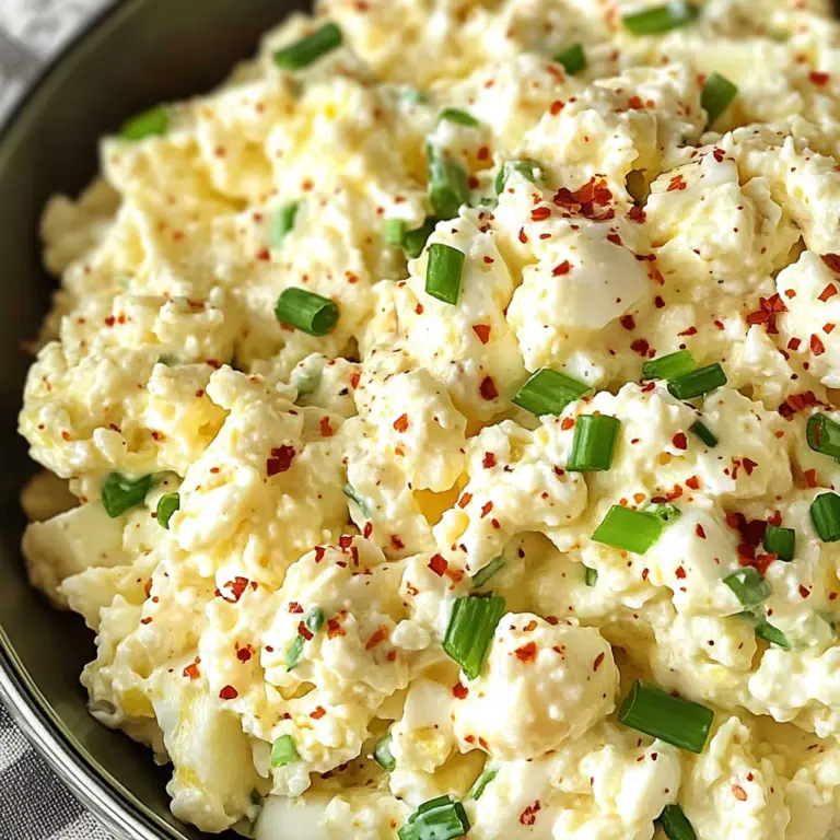 Simple Cottage Cheese Egg Salad