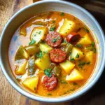 Spanish Potato Soup with Chorizo
