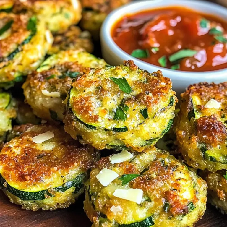 Zucchini Garlic Bites