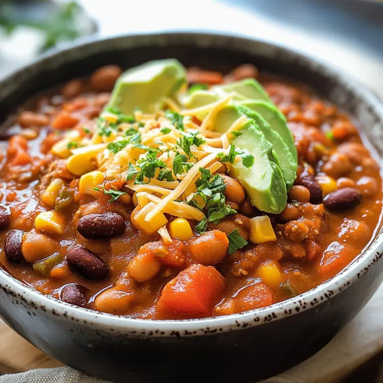 20-Minute Vegetarian Chili Recipe