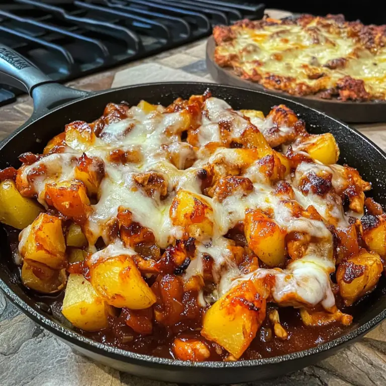 BBQ Chicken Potato Skillet