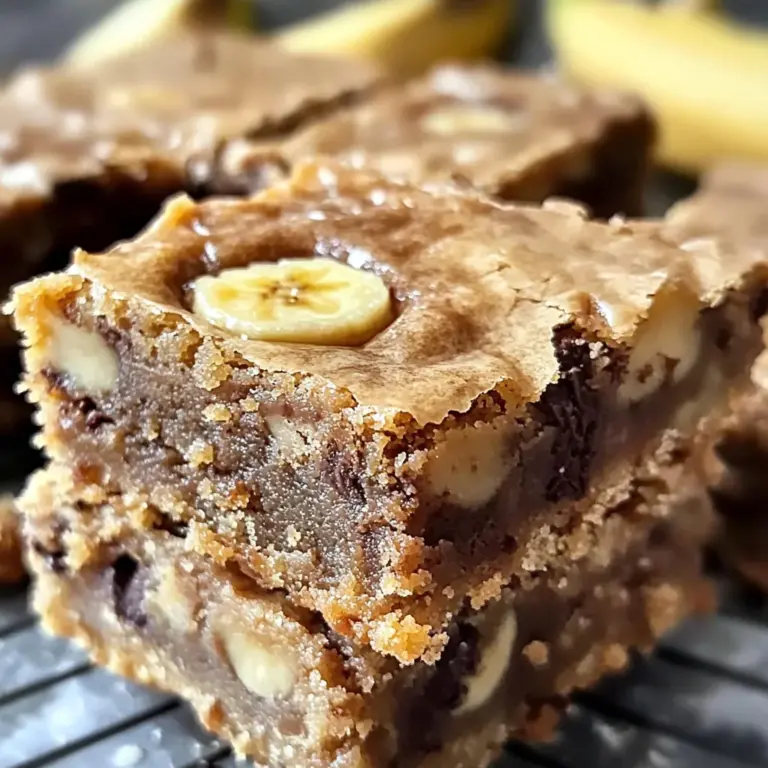 Banana Blondies: 7 Simple Banana Dessert Recipes to Love