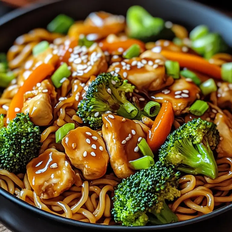 Chicken Teriyaki Noodles