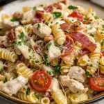 Chicken Turkey Bacon Ranch Pasta Salad