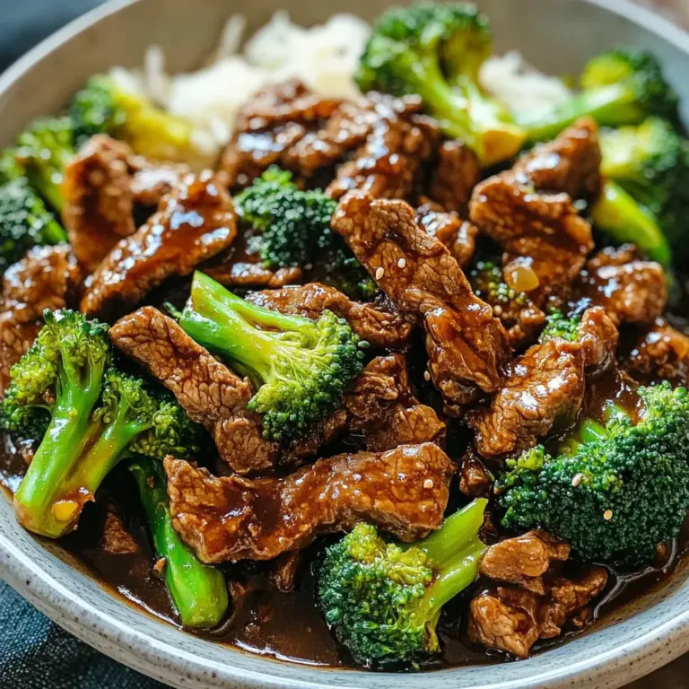 Chinese Beef and Broccoli (牛肉炒西兰花)