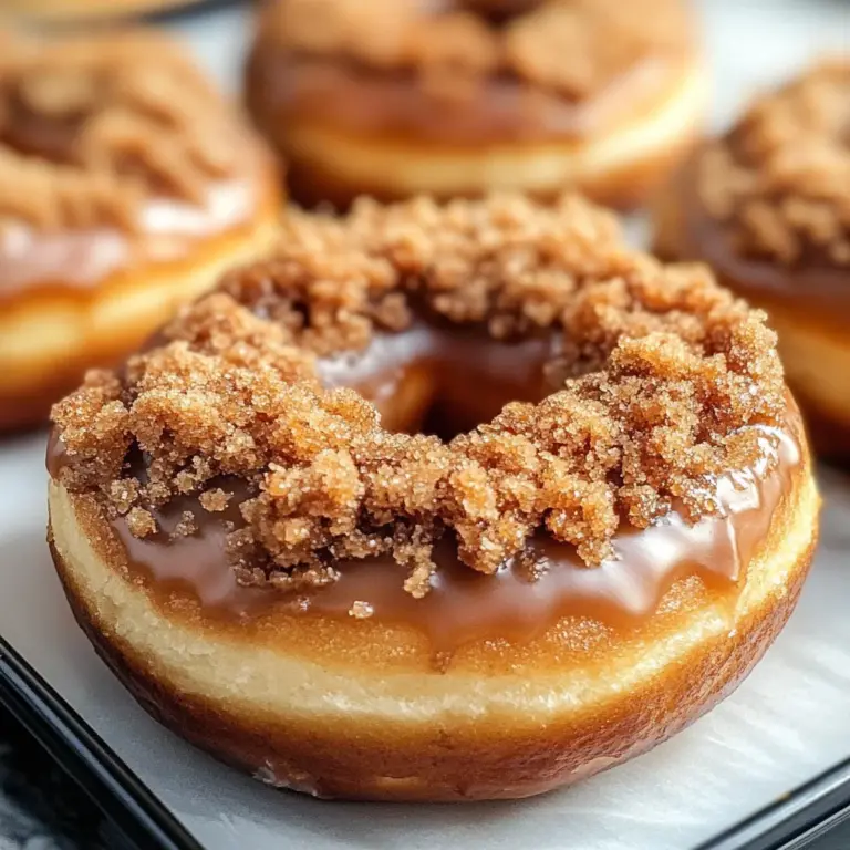 Coffee Cake Donuts