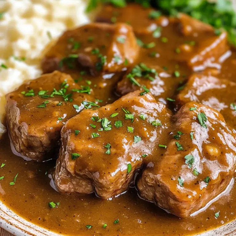 Crock Pot Cubed Steak (+Video)