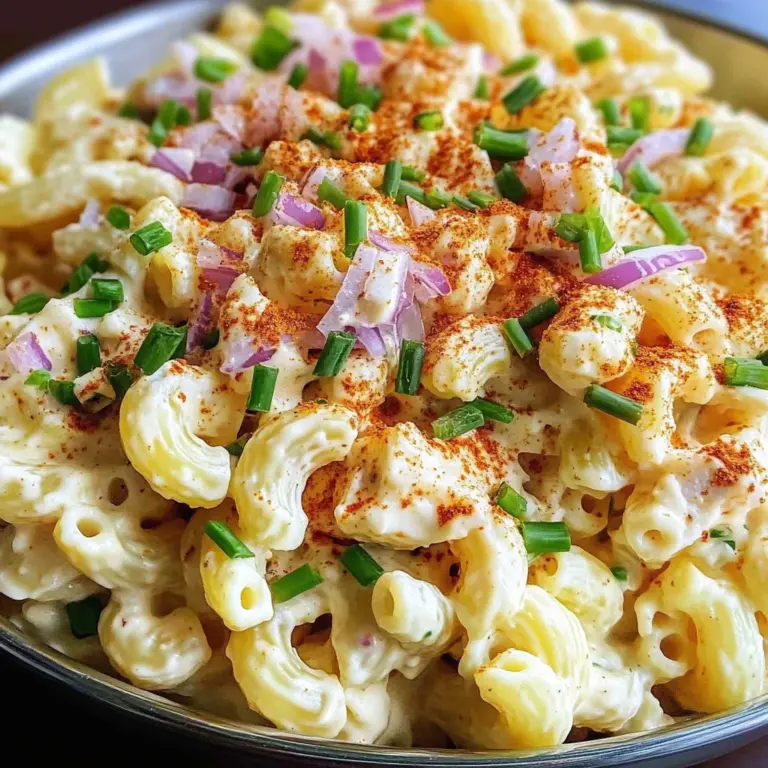 Deviled Egg Pasta Salad