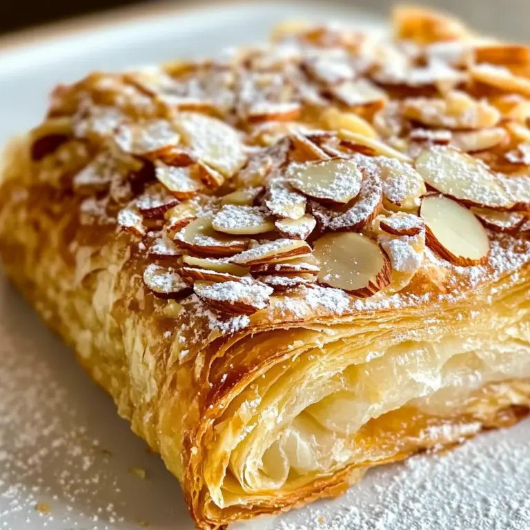 Flaky Sweet Almond Pastry