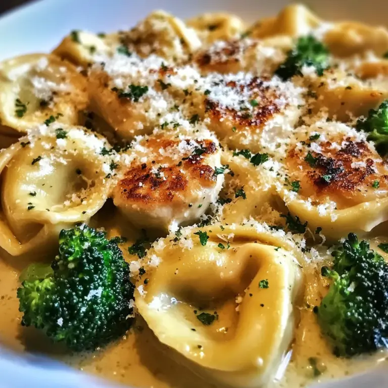 Garlic Parmesan Chicken Tortellini