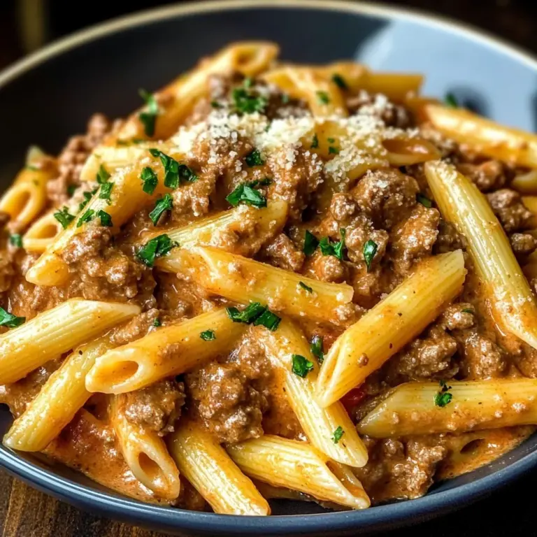 High Protein Creamy Beef Pasta Recipe for Quick Weeknight Dinners